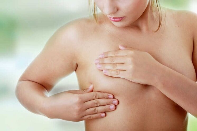 Brustuntersuchung nach Augmentationsoperation